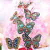 6pcs Butterfly Keychain