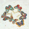 6pcs Butterfly Keychain