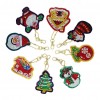 8pcs Special Xmas Theme Key Chain Girl
