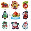 8pcs Special Xmas Theme Key Chain Girl