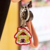 8pcs Special Xmas Theme Key Chain Girl