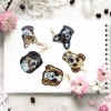 5pcs Dog Shape Key Chain Special Shape
