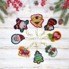 8pcs Special Xmas Theme Key Chain Girl