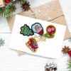 8pcs Special Xmas Theme Key Chain Girl