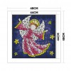 Angel Cupid - 11CT Stamped Cross Stitch - 48x48cm