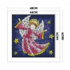 Angel Cupid - 11CT Stamped Cross Stitch - 48x48cm