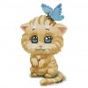 Cat - 14CT Counted Cross Stitch - 22x26cm