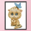 Cat - 14CT Counted Cross Stitch - 22x26cm