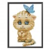 Cat - 14CT Counted Cross Stitch - 22x26cm