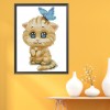 Cat - 14CT Counted Cross Stitch - 22x26cm