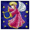 Angel Cupid - 11CT Stamped Cross Stitch - 48x48cm