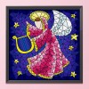 Angel Cupid - 11CT Stamped Cross Stitch - 48x48cm