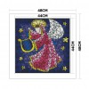 Angel Cupid - 11CT Stamped Cross Stitch - 48x48cm