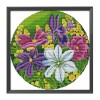 Flowers - 11CT Stamped Cross Stitch - 36x36cm