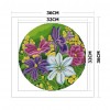 Flowers - 11CT Stamped Cross Stitch - 36x36cm