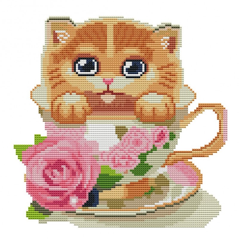 Cat - 14CT Counted C...