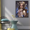 Shining Queen - 11CT Stamped Cross Stitch - 45x56cm