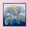 Ginkgo Leaf - 11CT Stamped Cross Stitch - 48x48cm