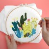 Cactus Art - Cross Stitch - 30x30cm