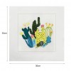 Cactus Art - Cross Stitch - 30x30cm
