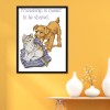 Animal - 14CT Stamped Cross Stitch - 26x32cm