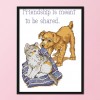 Animal - 14CT Stamped Cross Stitch - 26x32cm