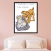 Animal - 14CT Stamped Cross Stitch - 26x32cm