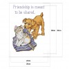 Animal - 14CT Stamped Cross Stitch - 26x32cm