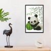 Baby Panda - 14CT Stamped Cross Stitch - 33x43cm