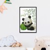 Baby Panda - 14CT Stamped Cross Stitch - 33x43cm