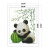 Baby Panda - 14CT Stamped Cross Stitch - 33x43cm