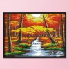 Autumn Landscape - 14CT Stamped Cross Stitch - 44x36cm