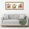 Bird - 14CT Stamped Cross Stitch - 71x39cm