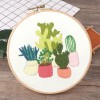 Cactus Plants - Cross Stitch - 30x30cm