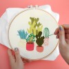 Cactus Plants - Cross Stitch - 30x30cm