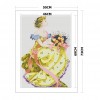 Queen Of Spring - 11CT Stamped Cross Stitch - 50x73cm