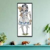 Alice - 14CT Stamped Cross Stitch - 35*17cm