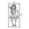 Alice - 14CT Stamped Cross Stitch - 35*17cm