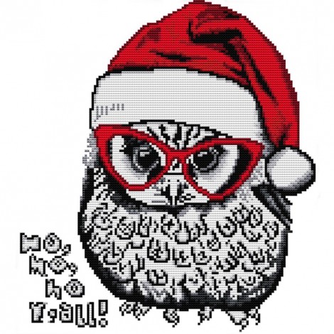 Animal - 14CT Stamped Cross Stitch - 34x32cm