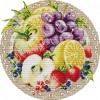 Apples - 14CT Stamped Cross Stitch - 34x34cm