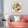 Apples - 14CT Stamped Cross Stitch - 34x34cm