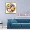 Apples - 14CT Stamped Cross Stitch - 34x34cm