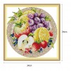 Apples - 14CT Stamped Cross Stitch - 34x34cm