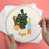 Cute Cactus - Cross Stitch - 30x30cm