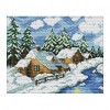 Winter Fairy House - 14CT Stamped Cross Stitch - 29*22cm