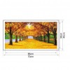 Autumn Scenery - 11CT Stamped Cross Stitch - 70x40cm