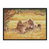 The Lion Family - 14CT Stamped Cross Stitch - 38x29cm