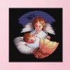 Angel is guarding - 14CT Stamped Cross Stitch - 44*44cm