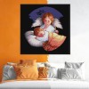 Angel is guarding - 14CT Stamped Cross Stitch - 44*44cm