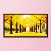 Autumn Scenery - 11CT Stamped Cross Stitch - 70x40cm